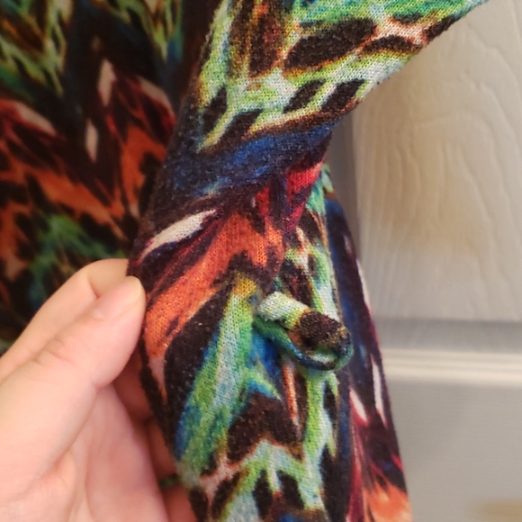 🤯3/$12 Dots Mutli-Colored Keyhole Back Shirt 3X - Picture 2 of 6